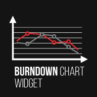 Burndown Chart - Widget logo