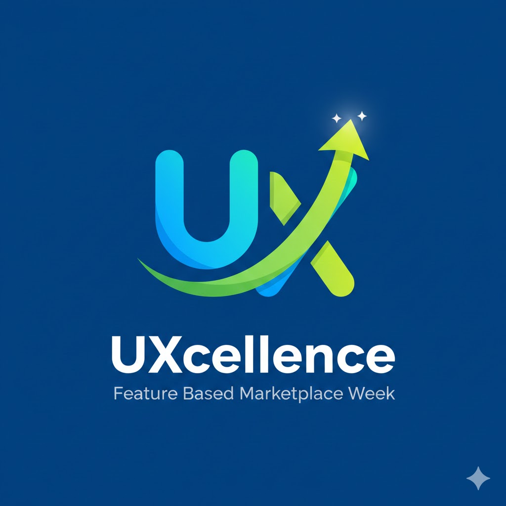 Feature based marketplace UXcellence week app logo