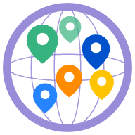World Map & Region Analytics logo